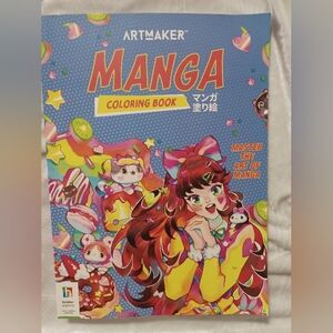 New ART MAKER Manga Coloring Book